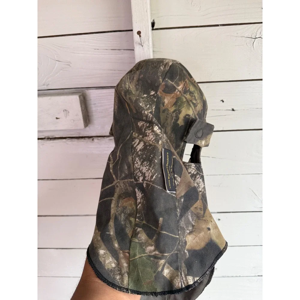 Little Big Horn Outdoors Scent-Lok Camo Hunting Hood Balaclava Mask Forest Camo